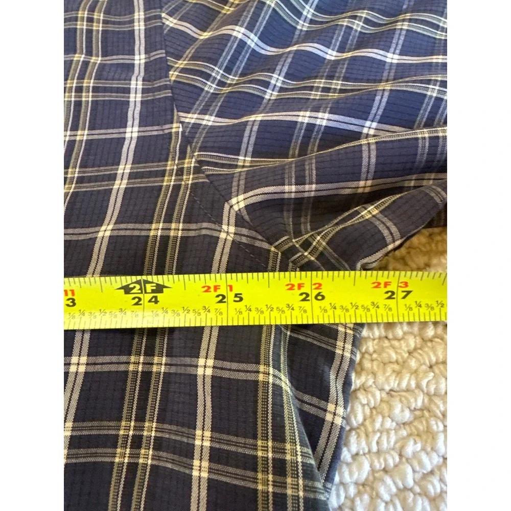 The North Face Mens Plaid Button Up Shirt‎ Navy XXL Long Sleeve Hiking Gorpcore